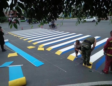 沈阳沈阳彩色路面标线施工